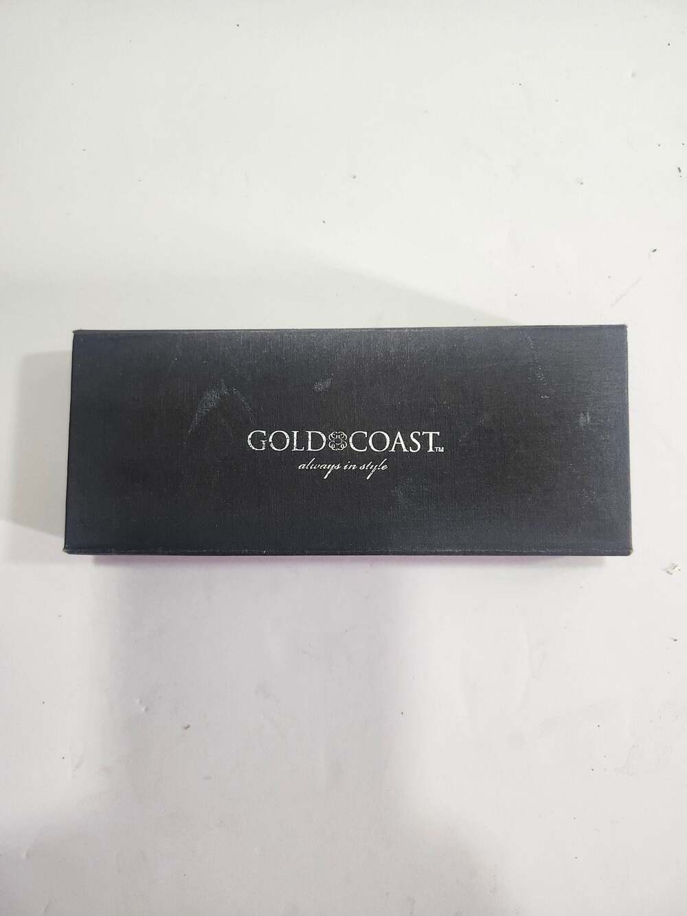 Gold Coast Always In Style Black and Chrome Checkered Pen Set in Gift Box